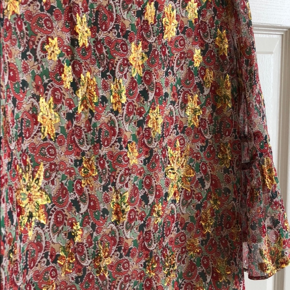 NWT Sezane Andrew dress in Cashmere print - Picture 9 of 10